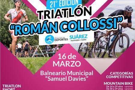 ¡Prepárate  para la 21º edición del Triatlón "Román Collossi"!