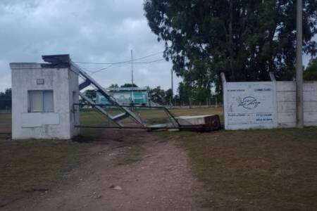 Fuerte tormenta en Huanguelén: el Municipio desplegó un operativo de emergencia