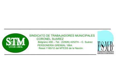 SINDICATO DE TRABAJADORES MUNICIPALES DE CORONEL SUÁREZ
