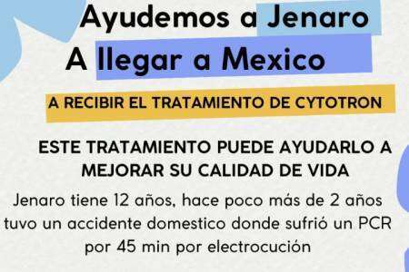 Colecta por Jenaro Schmidt: "el amor del pueblo y los terapeutas vuelven a salvarlo..."