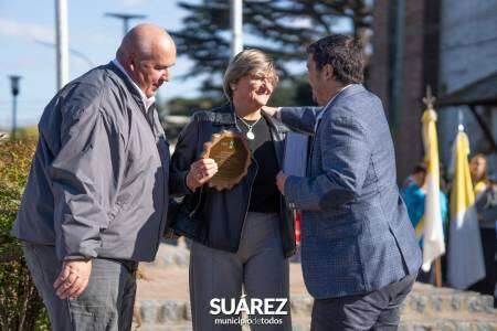 La vecina Betty Hoff recibió la distinción Santa María “Honor al Mérito”