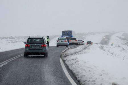 Recomendaciones para circular en rutas con hielo