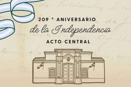Acto por el 209° aniversario de la Independencia Argentina: La Municipalidad de Coronel Suárez invita a toda la comunidad a conmemorar un nuevo aniversario de la gesta que nos otorgó la libertad como Nación