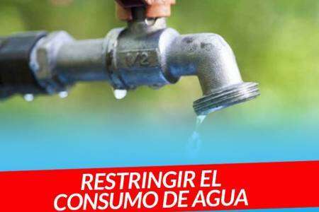 IMPORTANTE – RESTRICCIÓN DEL CONSUMO DE AGUA