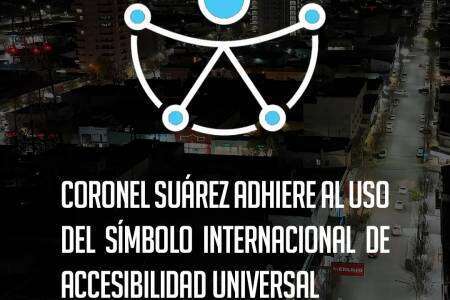 Coronel Suárez adhiere al uso del Símbolo Internacional de Accesibilidad Universal