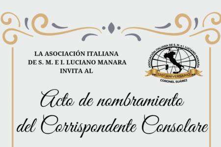 Acto de Nombramiento del Correspondiente Consolare