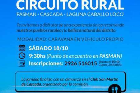 Circuito Rural Pasman - Cascada - Laguna Caballo Loco