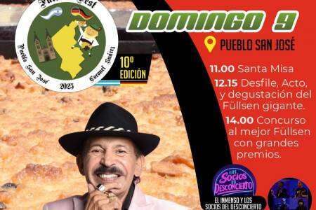 Antonio Ríos será el espectáculo central de la 10° edición de la Füllsen Fest
