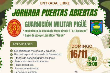 Jornada Puertas Abiertas - Guarnición Militar Pigüé