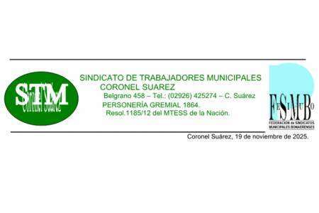 COMUNICADO por el DIA DEL TRABAJADOR MUNICIPAL