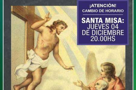 PARROQUIA NUESTRA SEÑORA DEL CARMEN - Cambio de Horario