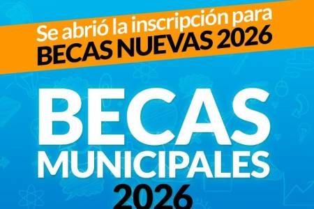 Inscripción abierta a Becas Municipales 2026