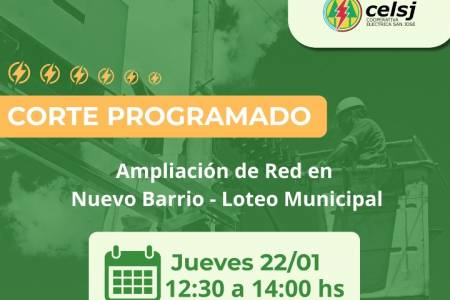 CORTE PROGRAMADO - CELSJ
