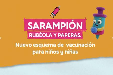 Sarampión, Rubéola y Paperas: nuevo esquema de vacunación para niños y niñas