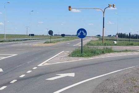Desde Guaminí reclaman por la peligrosidad del cruce de rutas 33 y 60