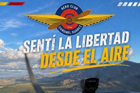Sentí la libertad desde el aire - Aero club Coronel Suárez