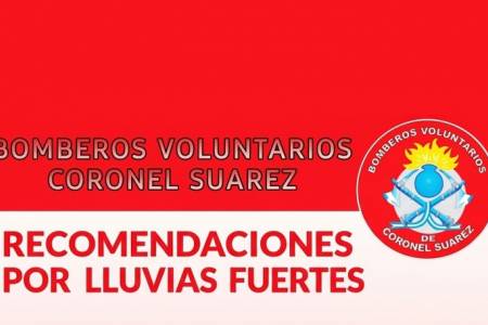 Comunicado de los Bomberos Voluntarios de Coronel Suárez