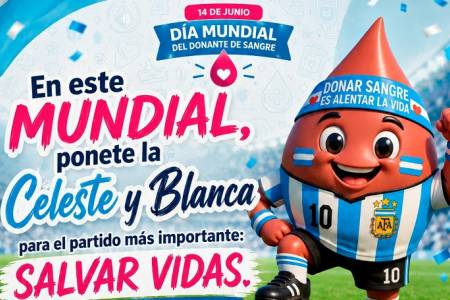 En este Mundial, ponete la Celeste y Blanca para el partido más importante: Salvar Vidas