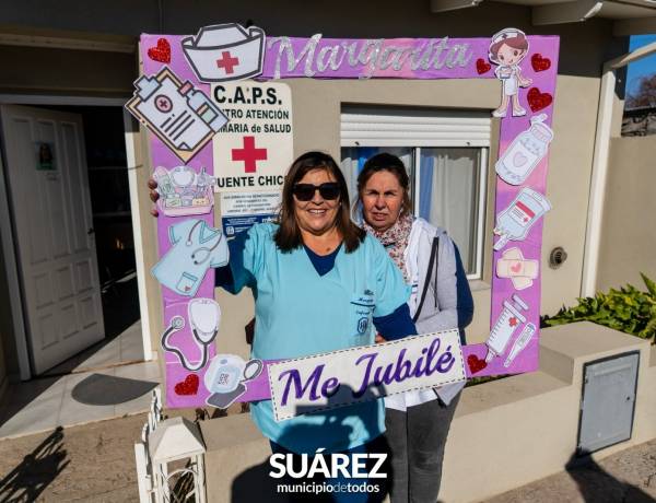 Agradecimiento a Margarita por su labor en la salud