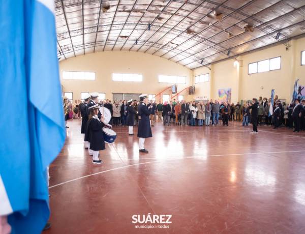 Huanguelén celebró el 9 de Julio reafirmando los valores de libertad y unidad