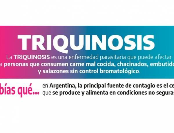 ¿Sabías que consumir carne mal cocida puede ponerte en riesgo de contraer triquinosis?
