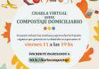Charla virtual sobre compostaje domiciliario