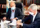 Se firmó el convenio para la finalización de la obra de la Terminal de Ómnibus