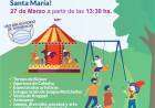 Gran tarde de entretenimientos en la plaza “Juan Carlos Roth” de Santa María