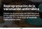 Reprogramación de la vacunación antirrábica