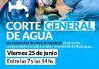Atención corte general de agua