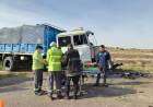 Sólo un herido leve en espectacular accidente en la 33 entre cuatro vehículos