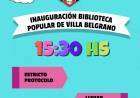 Tiro Federal celebra el Día de las Infancias inaugurando una biblioteca popular