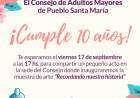 El Consejo de Adultos Mayores de Pueblo Santa María festeja su décimo aniversario con una muestra de arte