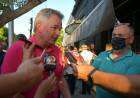 Héctor Gay visitó Coronel Suárez junto a Diego Santilli