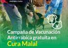 Este martes 28: Campaña de vacunación antirrábica gratuita en Cura Malal