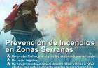 Prevención de incendios en zonas serranas