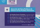 Atención del Área Políticas de Género en los Pueblos Alemanes