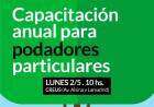 Capacitación anual para podadores del distrito