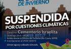 Se suspende la caminata de invierno con destino al cementerio Israelita