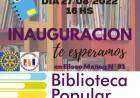 Inaugura la Biblioteca Popular La Colina