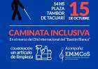 Caminata inclusiva en el día Internacional del “Bastón Blanco”