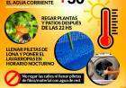 Ante las altas temperaturas: Cuidemos de manera “responsable” el agua corriente