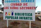 Agradecimiento de la Biblioteca Popular Infantil