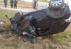 Vuelco en la ruta 72: un hombre suarense resultó herido