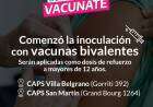 Comenzó la inoculación con vacunas bivalentes