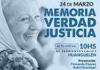 24 de Marzo: Día Nacional de la Memoria por la Verdad y la Justicia