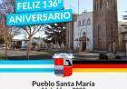 Santa María conmemora el 136° aniversario de su fundación