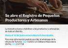 Se abre el Registro de Pequeños Productores y Artesanos 