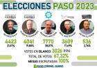 PASO 2023 en Coronel Suárez: Juntos por el Cambio se impuso como la fuerza más votada