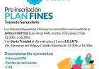 Se encuentra abierta la pre-inscripción al Plan FinEs Trayecto Secundario
